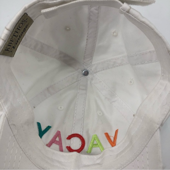 KBETHOS Embroidered Vacy All Day White Distressed Baseball Cap - Picture 12 of 14